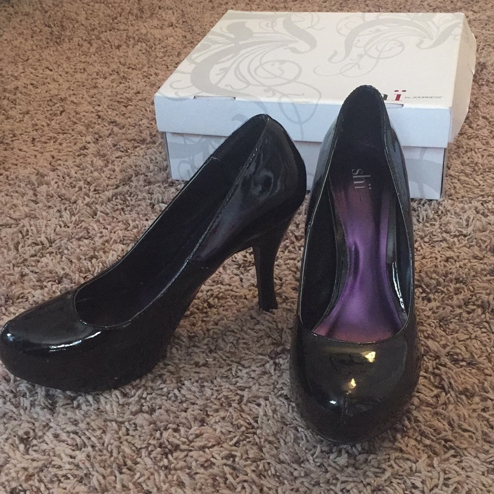 Black heels